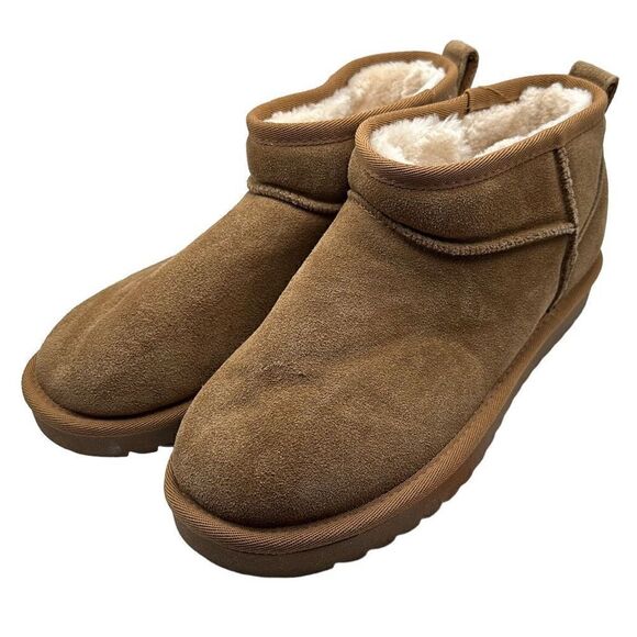 CUSHIONAIRE Women's pull on boot 7.5 CHESTNUT - Picture 3 of 7